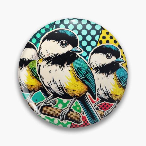 Item preview, Chickadee Trio - 1950s Comic Book Style Adventure Art designed and sold by PlasticAuto.