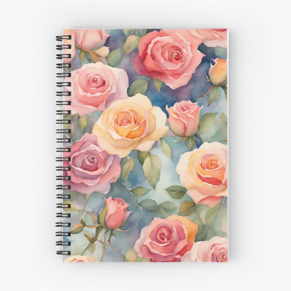 Item preview, Colorful Rose Flowers Watercolor Floral  designed and sold by SeaStarAlex.