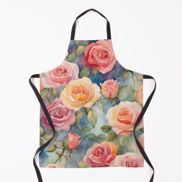 Item preview, Colorful Rose Flowers Watercolor Floral designed and sold by SeaStarAlex.