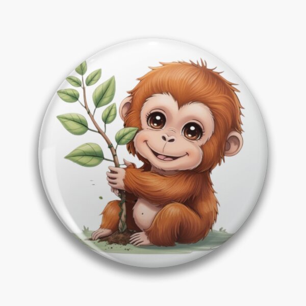 Item preview, Orangutan hugging a tree seeding designed and sold by Akhsanal Huda El Has.