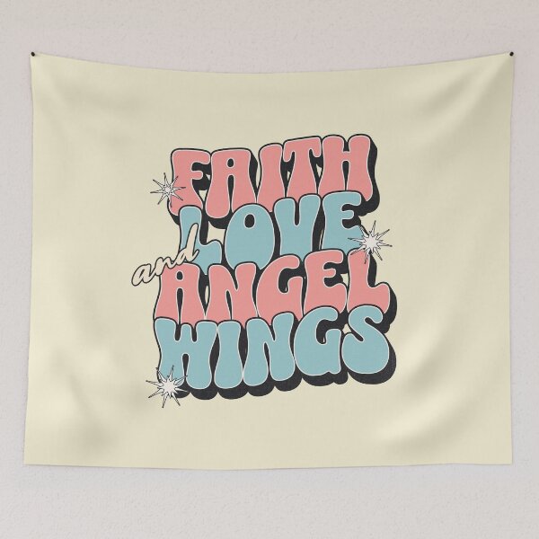 Item preview, Faith Love And Angel Wings designed and sold by DNRCD2020.