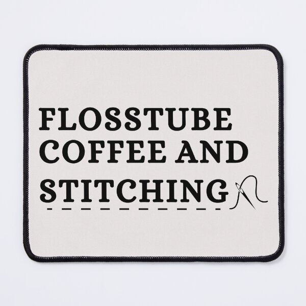 Item preview, Copy of Flosstube Coffee And Stitching - Cross Stitcher Stitching - Cross Stitch Lover designed and sold by Wiss2Arts.