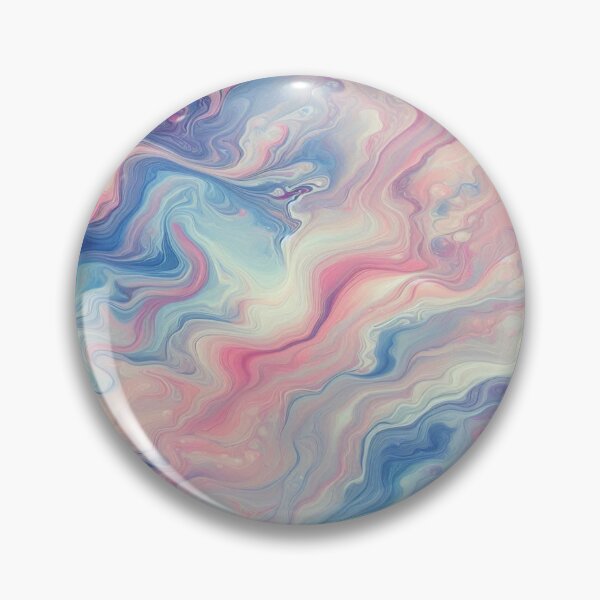 Item preview, Blue White Pink Glittermarble Acrylic Painting designed and sold by KamalaDesign.