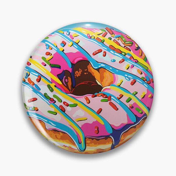 Item preview, Iced Donut Pop Art 1 designed and sold by AstroRisq.