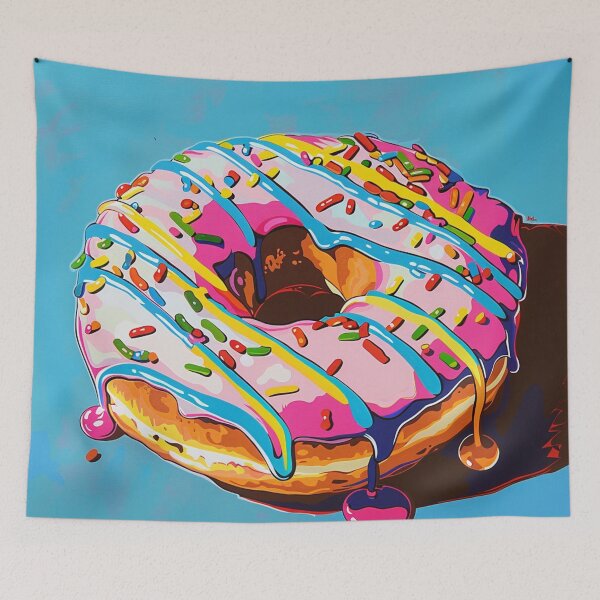 Item preview, Iced Donut Pop Art 1 designed and sold by AstroRisq.