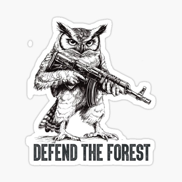 Item preview, DEFEND THE FOREST - OWL designed and sold by DefendNaturePDX.