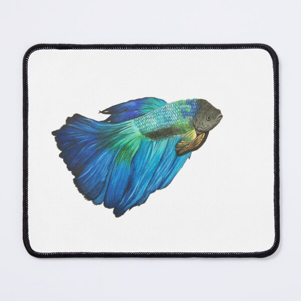 Item preview, Blue Beta fish drawing designed and sold by Nenac8.