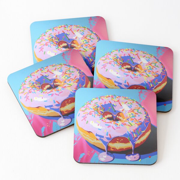Item preview, Iced Donut Pop Art 2 designed and sold by AstroRisq.