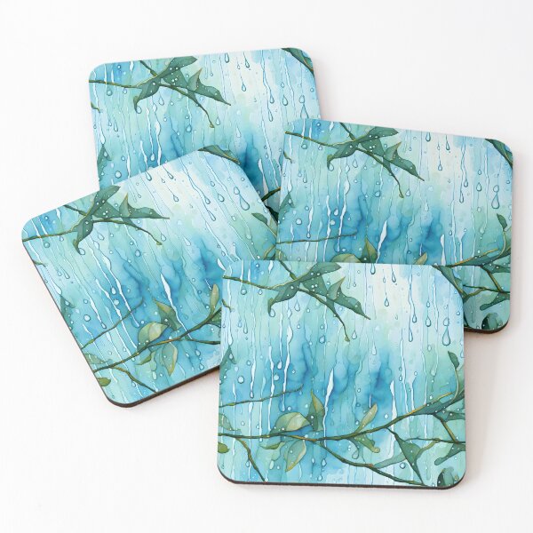 Item preview, Watercolor Rain Storm in Summer designed and sold by SparkSpiral.