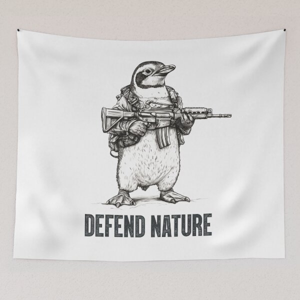 Item preview, DEFEND NATURE - PENGUIN designed and sold by DefendNaturePDX.