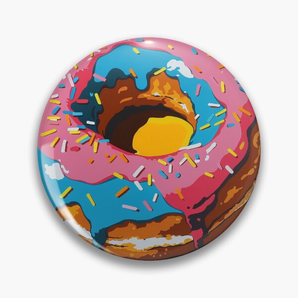 Item preview, Iced Donut Pop Art 4 designed and sold by AstroRisq.