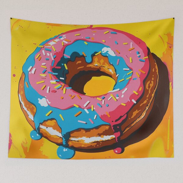 Item preview, Iced Donut Pop Art 4 designed and sold by AstroRisq.
