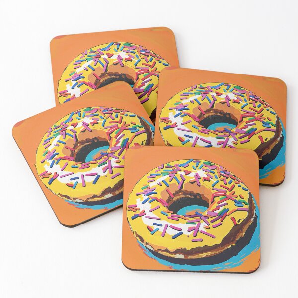 Item preview, Iced Donut Pop Art 5 designed and sold by AstroRisq.