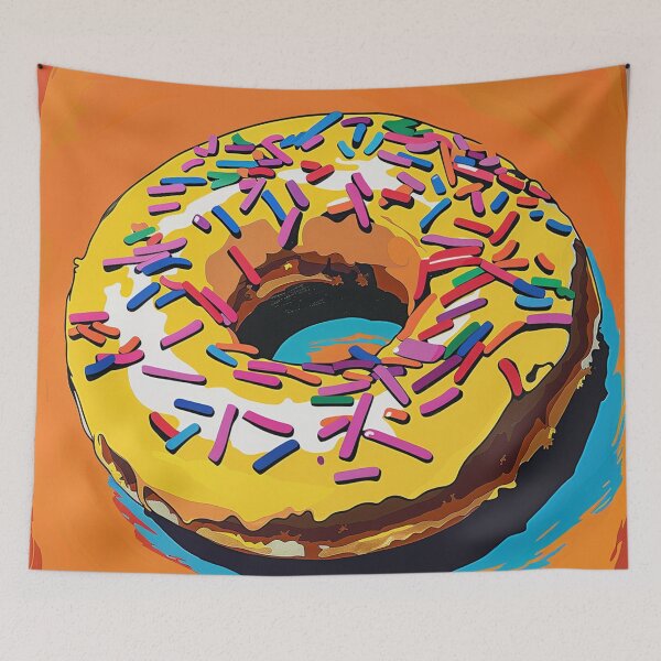 Item preview, Iced Donut Pop Art 5 designed and sold by AstroRisq.