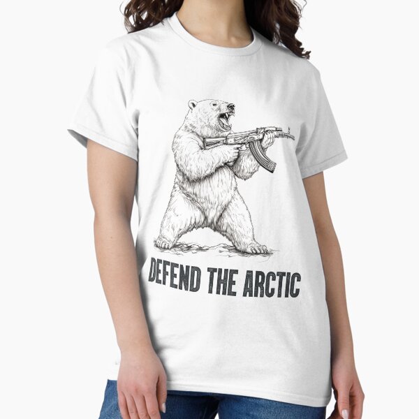 Vista previa del artículo con la obra «DEFENDER EL ÁRTICO - OSO POLAR», diseñado y vendido por DefendNaturePDX.