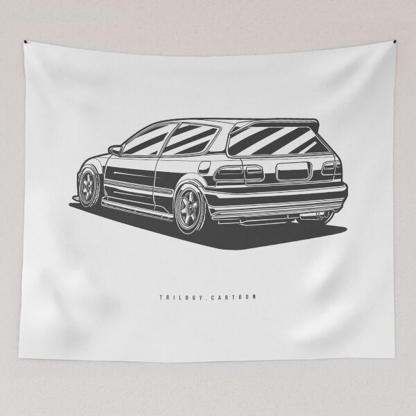 Item preview, JDM Honda Civic EG6 designed and sold by TrilogyMerch.