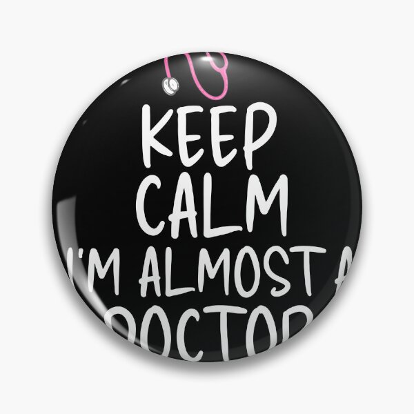 Item preview, Keep Calm, I'm Almost a Doctor" Funny Gift Ideas for Med School Students & Graduation iPhone Case for Future MD designed and sold by malek24.