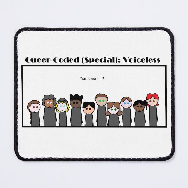 Item preview, Queer-Coded: Voiceless (Comic Panel) designed and sold by DisneyFanatic23.