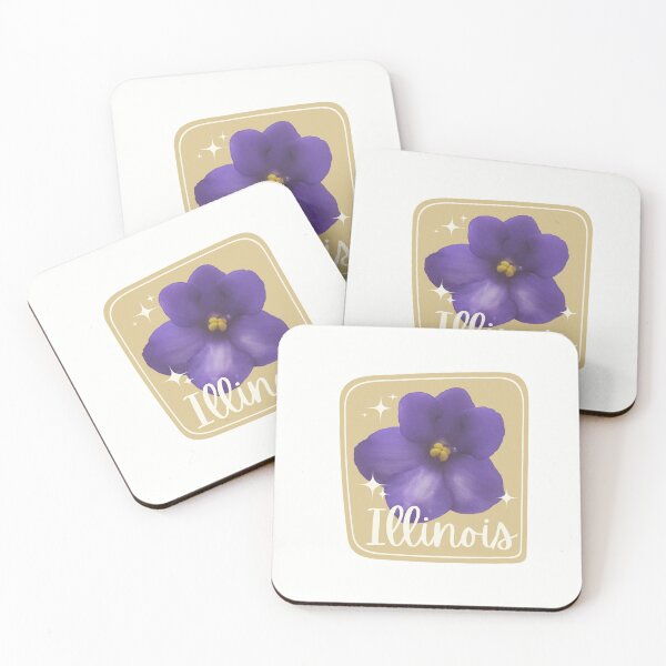 Artikelvorschau, Illinois State Flower Violet Klassisches T-Shirt Aufkleber entworfen und verkauft von ThinkNature!.