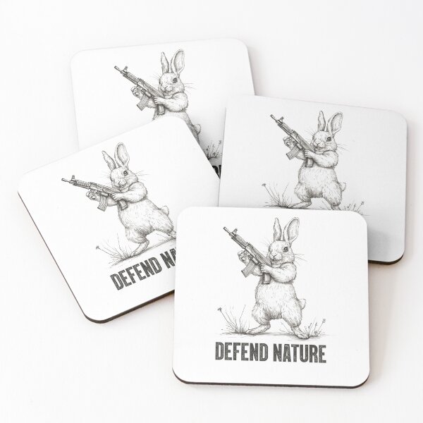 Item preview, DEFEND NATURE - RABBIT designed and sold by DefendNaturePDX.