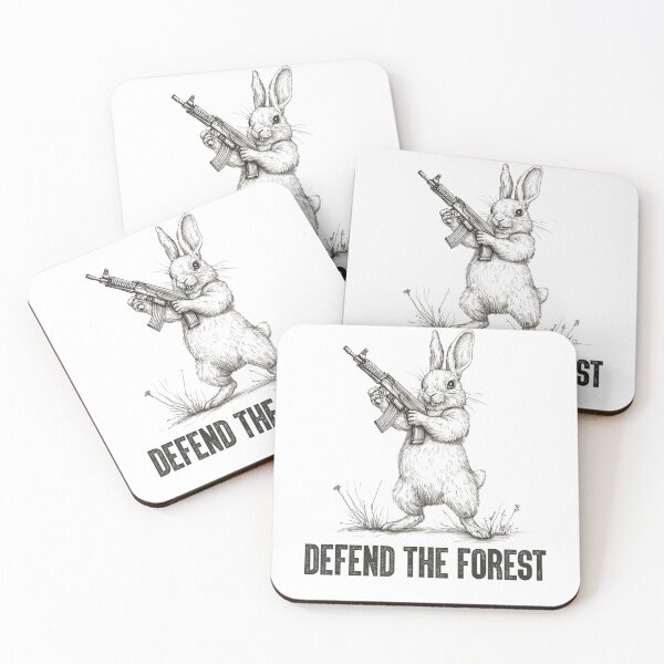 Item preview, DEFEND THE FOREST - RABBIT designed and sold by DefendNaturePDX.