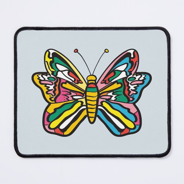 Item preview, Colorful Cartoonish Butterfly Pop Art 80s Kids Drawing designed and sold by Sturdust.