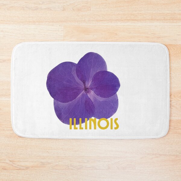 Artikelvorschau, Kopie des klassischen T-Shirt-Aufklebers „Illinois State Flower Violet“ entworfen und verkauft von ThinkNature!.