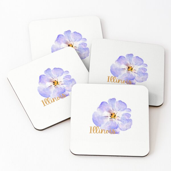 Artikelvorschau, Illinois State Flower Violet Klassisches T-Shirt Aufkleber entworfen und verkauft von ThinkNature!.