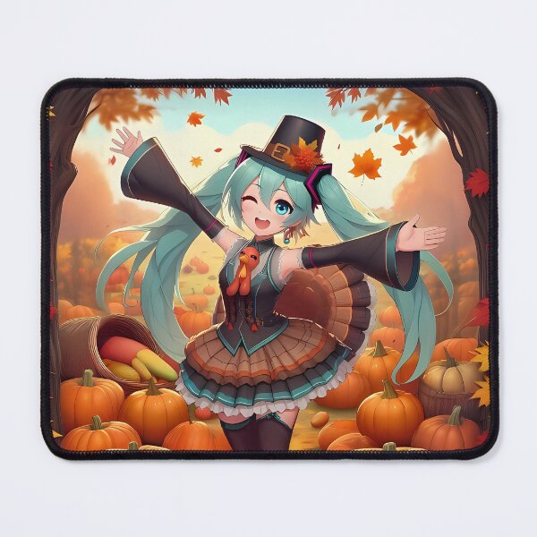 Item preview, Miku Thanksgiving Day - Fall Festive Art designed and sold by Venta Mix  JellycientArt.