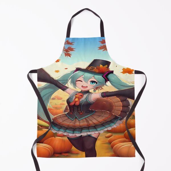 Item preview, Miku Thanksgiving Day - Fall Festive Art designed and sold by Venta Mix JellycientArt.