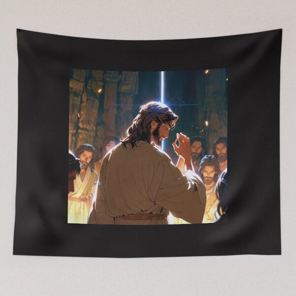 Item preview, Jesus Anime Miracle 12 Apostles Holy Spirit Bible designed and sold by tshirtart2024.