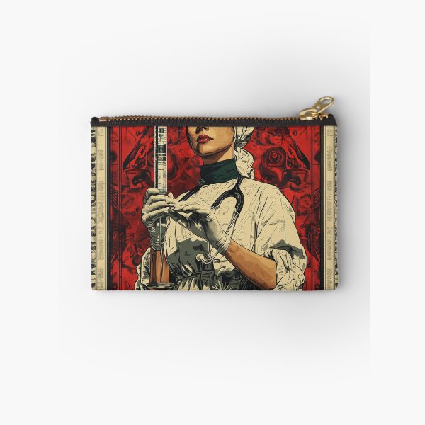 Item preview, Retro Art-Style Nurse Portrait designed and sold by chi3-jp.