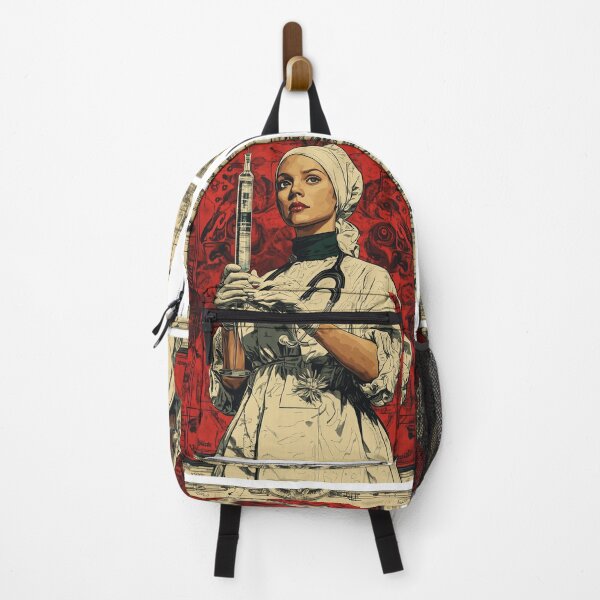 Item preview, Retro Art-Style Nurse Portrait designed and sold by chi3-jp.