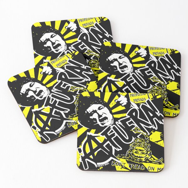 Item preview, Javier Milei Don't Tread On Me Punk Rock designed and sold by LIBERTYMODE.