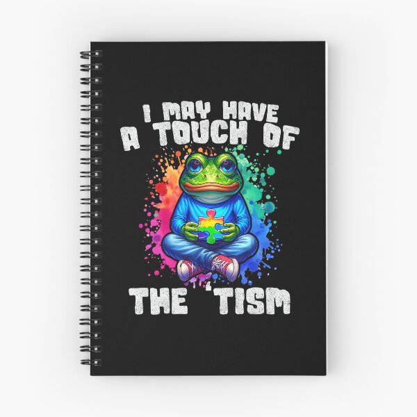Item preview, Autism I May Have A Touch Of The Tism Funny Autistic Frog designed and sold by spirorinin.