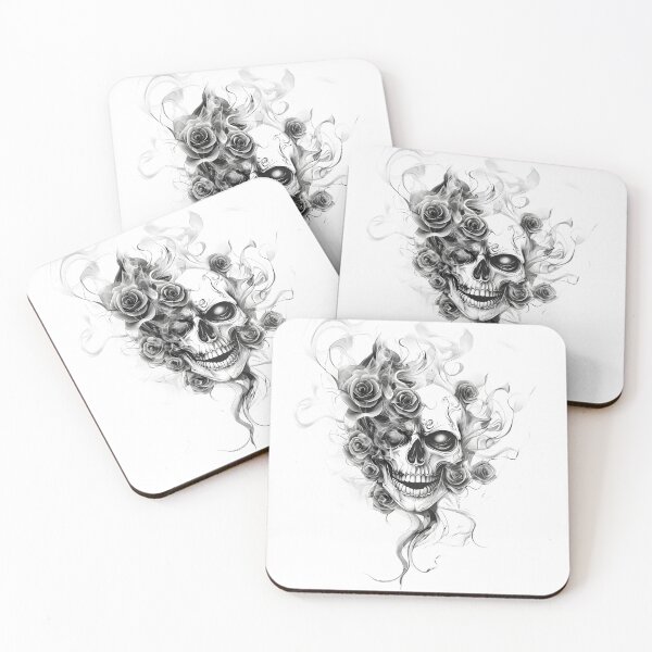 Item preview, Floral Skull - Beauty and Mystery designed and sold by Fab-Haven.