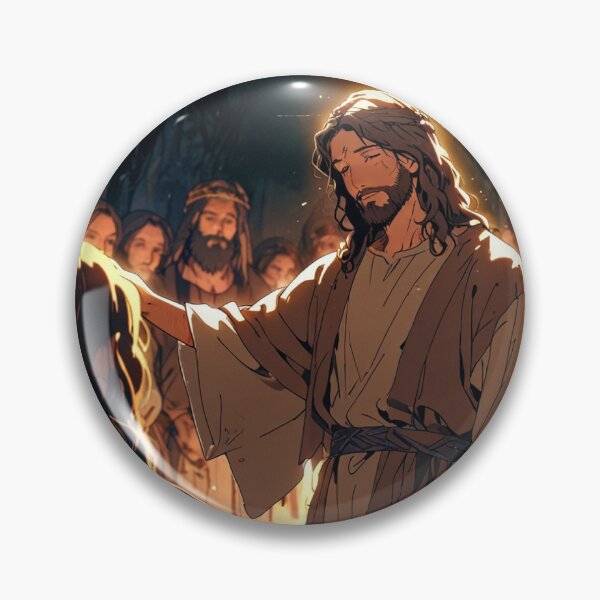 Item preview, Jesus Prays for Someone, Anime, Miracle, Holy Spirit, Bible, 12 apostles, designed and sold by tshirtart2024.