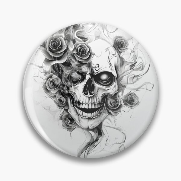 Item preview, Floral Skull - Beauty and Mystery designed and sold by Fab-Haven.