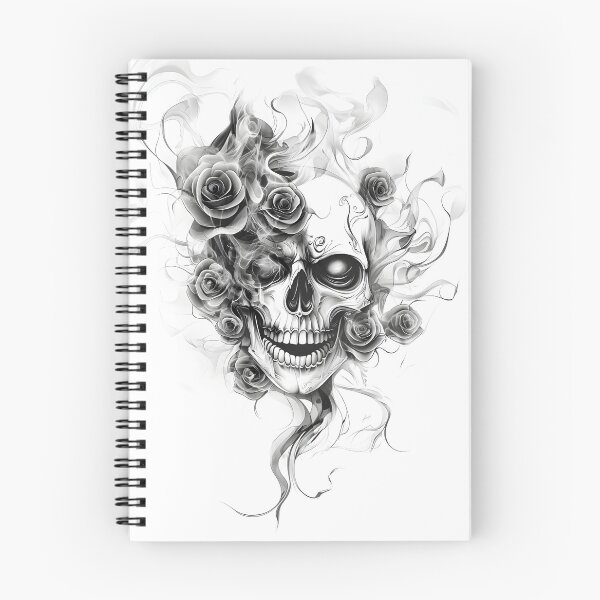 Item preview, Floral Skull - Beauty and Mystery designed and sold by Fab-Haven.