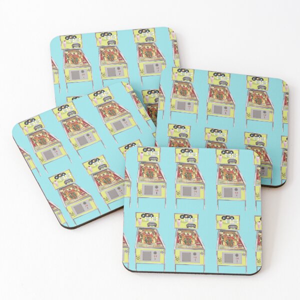 Item preview, PINBALL PATTERN YELLOW AND TEAL  designed and sold by TaraPen.