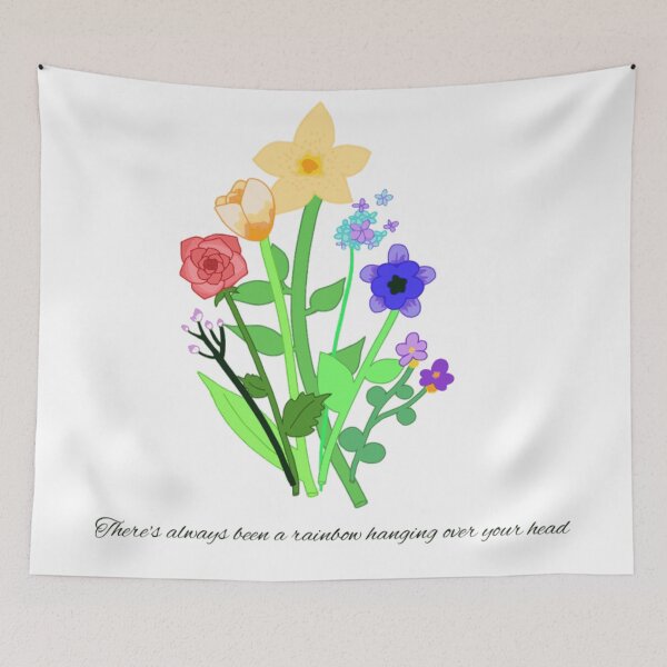 Item preview, Rainbow lyrics designed and sold by VioletsforRoses.