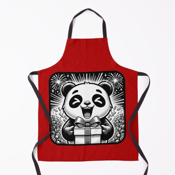 Item preview, A panda is delighted with the gift it received. designed and sold by NangKittipong.