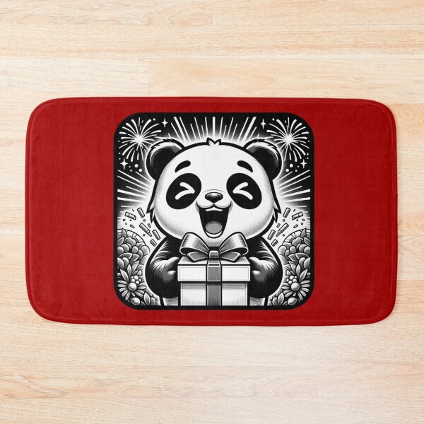 Item preview, A panda is delighted with the gift it received. designed and sold by NangKittipong.