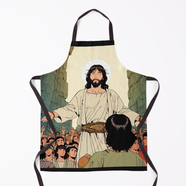 Item preview, Jesus retro Anime Miracle Prayer Matthew designed and sold by tshirtart2024.