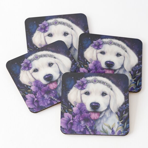 Item preview, Watercolor Painting Of A Kuvasz designed and sold by Nocturne  Paws.