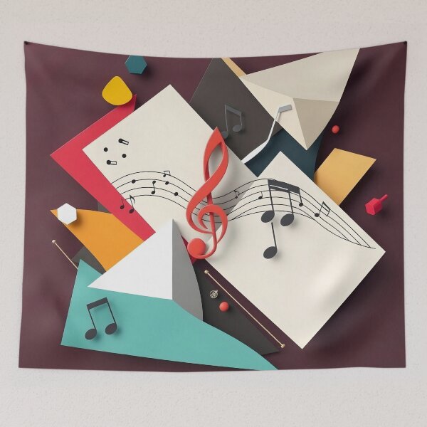 Item preview, Music pattern #109 designed and sold by Kaleidoscope Print.