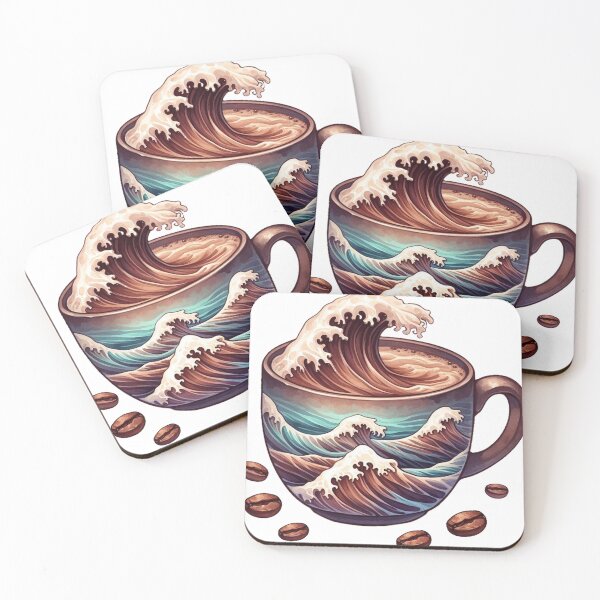 Item preview, Great Wave Of Coffee designed and sold by clintang.