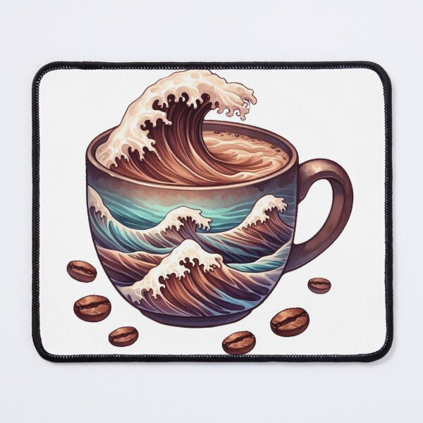 Item preview, Great Wave Of Coffee designed and sold by clintang.