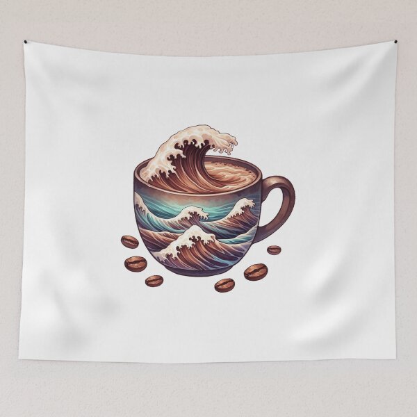 Item preview, Great Wave Of Coffee designed and sold by clintang.