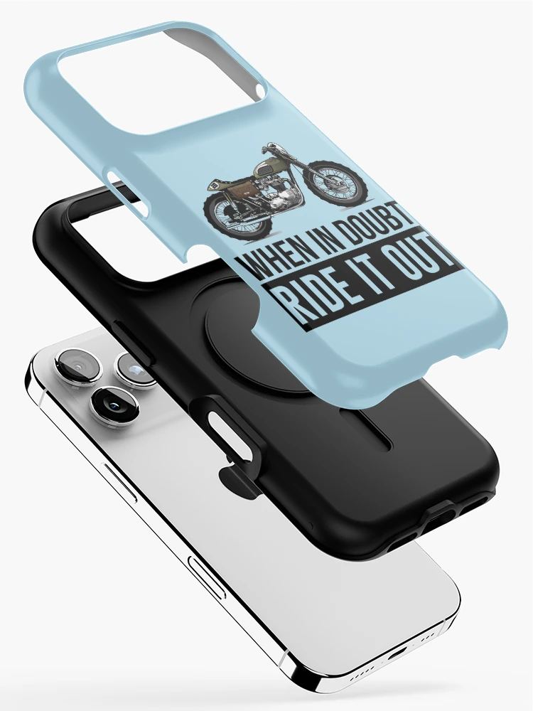 Thumbnail 2 of 4, iPhone Case, When In Doubt Ride It Out designed and sold by Fanverse Merchandise.
